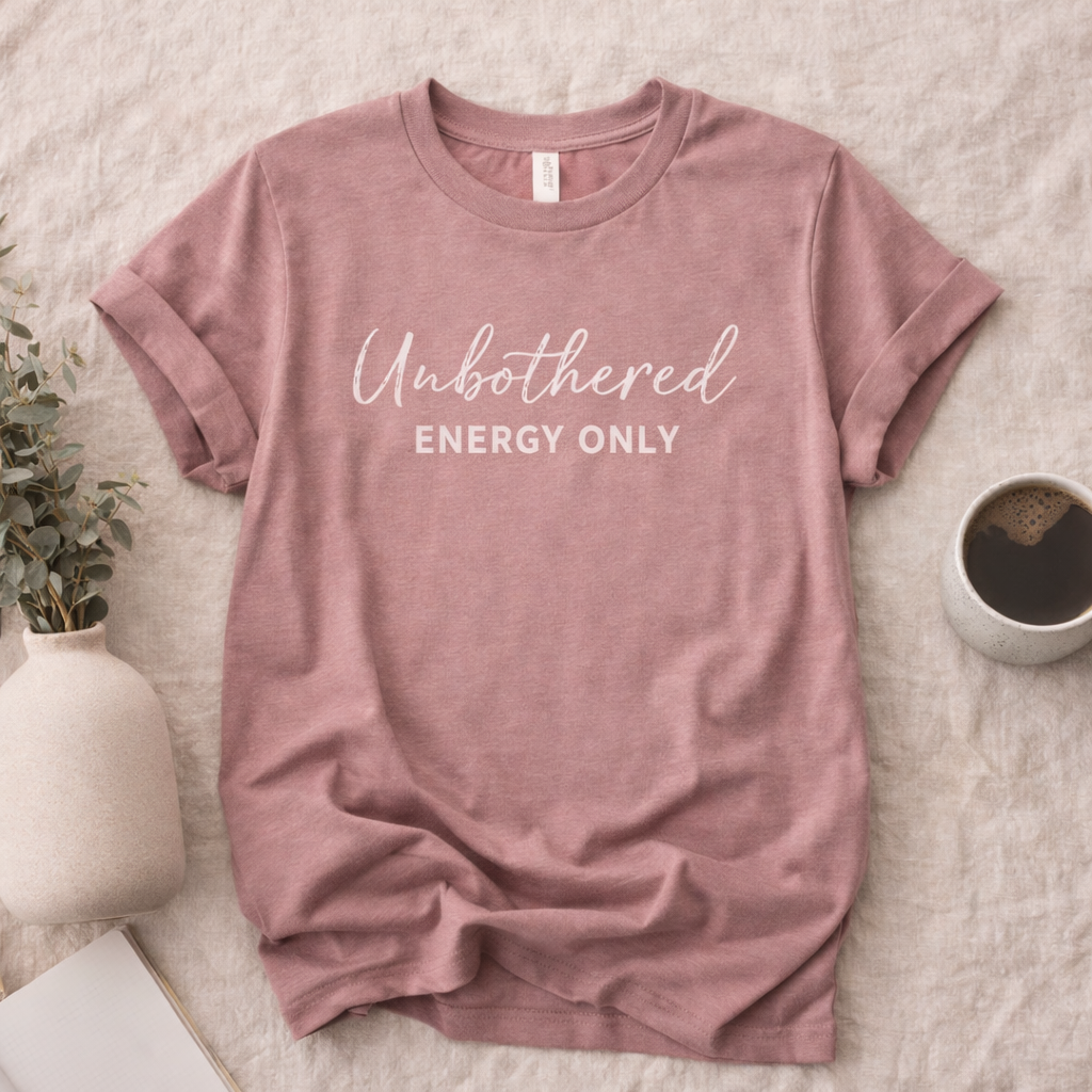 Unbothered Energy Only Tee
